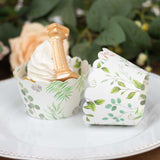 Create Unforgettable Events with White Green Paper Truffle Cup Dessert Liners