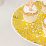 Versatile and Glamorous Gold Medallion Paper Lace Doilies